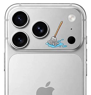 محافظ دور لنز طرح پاک کن Mop بلو Blueo Invisible Shock-Resistant Lens Protection